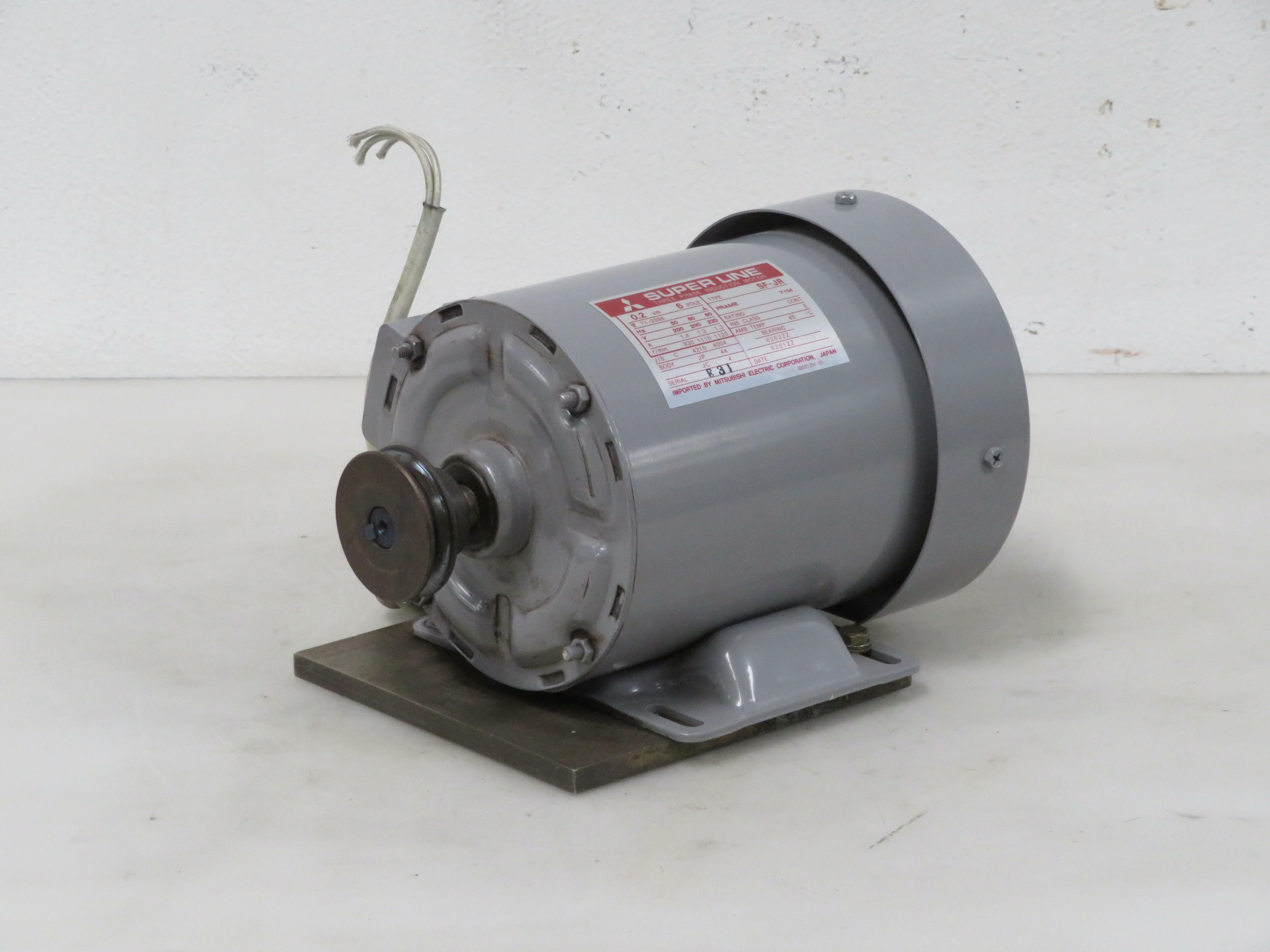 Mitsubishi SF-JR Three Phase Induction Motor .2 KW T183525